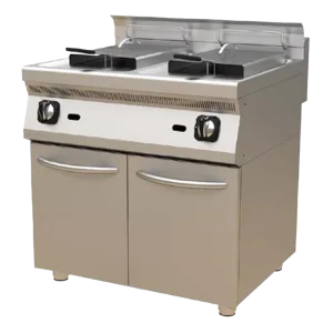 Friteuse Gaz 2x24L Professionnelle – ESTUFA Série 900 - Maison d'Équipement du Chef - Casablanca