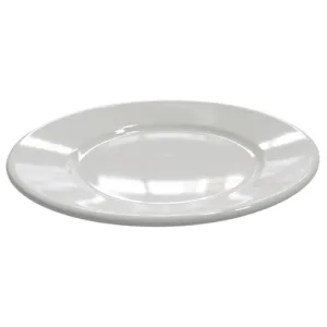 Assiette à Pain Rond en Mélamine Blanc Ø 15