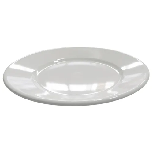 Assiette à Pain Rond en Mélamine Blanc Ø 15