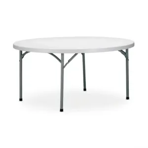 Table Traiteur Rond en Poly Pliable Ø 120
