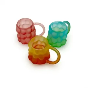 Mug en Verre Bubble Colore Rose 350 ml