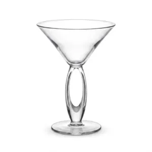 Verre à Cockteil 2 Pieds en Poly Clair