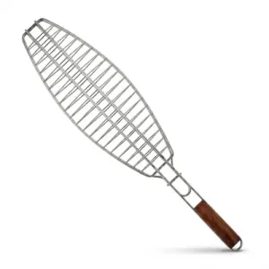 Grill à Poisson en Inox 42×16cm
