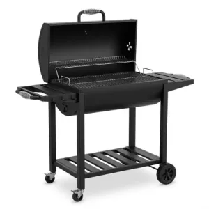 Barbecue à charbon avec capot et support 2