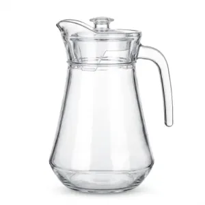 Broc à Eau en Verre avec Couvercle