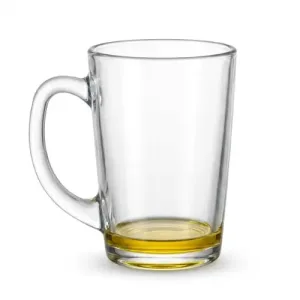 Tasse à Café Long en Verre Decore en Jau