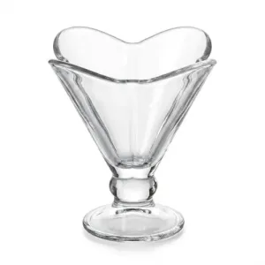 Coupe à Glace Fleur en Verre Paquet de 6
