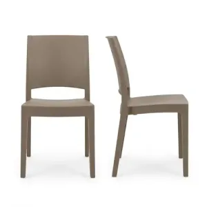 Chaise Flora Anthracite Areta