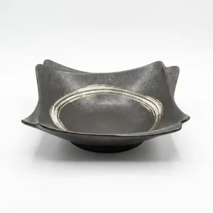 Assiette Asiatique Creuse Carre 24×24cm