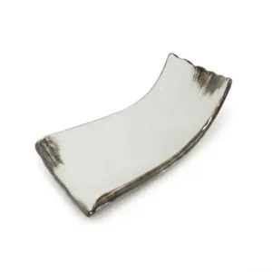 Assiette Asiatique Vague Blanc GM