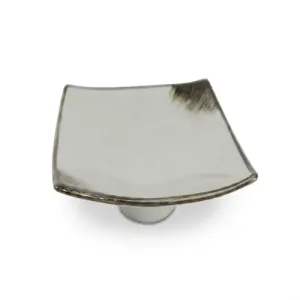 Assiette Asiatique Carre Creuse Blanc 21