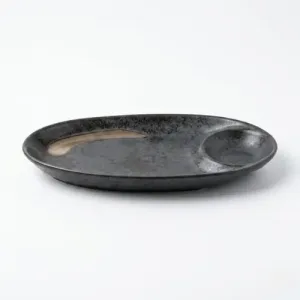Assiette Asiatique Oval 2 Compartiments 28