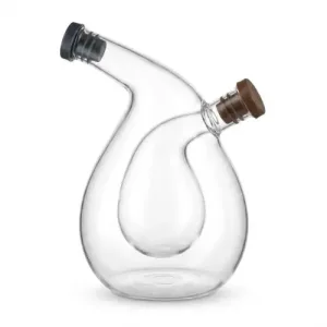 Huilier Vinaigrier 2 en 1 en Verre