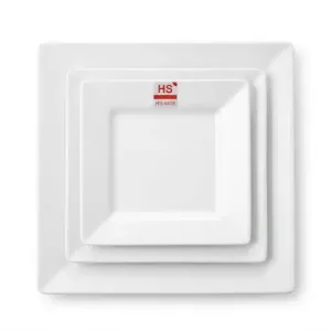 Assiette Carre en Mélamine Luxe Ø 20x20x2