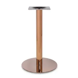 Pied Rond Tige et Base Rose Gold