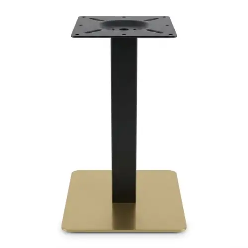 Pied Carre Tige Wenguee Base Gold
