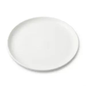 Assiette à Pizza Rond en Porcelaine Blanc