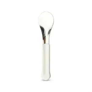 Cuillèree à Glace en Inox Manche Blanche