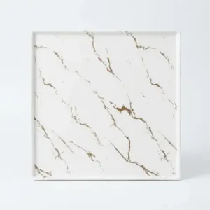 Assiette Carre en Porcelaine Blanc Ø 26 cm