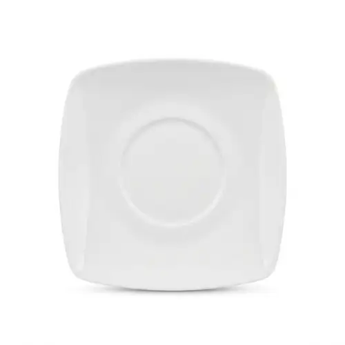 Assiette Carre en Porcelaine 19.5×2 Jf2368