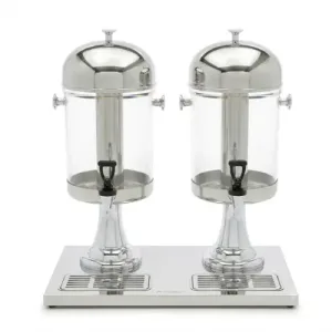 Distributeur à Jus Neutre 2 Bac Cylindriqu
