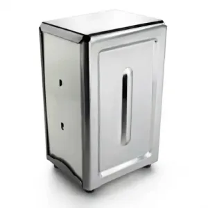 Porte Serviettes en Inox Dim 18x10x8 cm