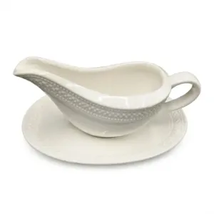 Sauciere avec sous Tasse en Porcelaine