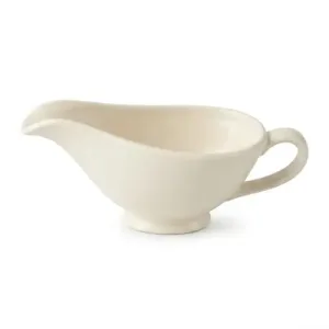Sauciere en Porcelaine Blanc