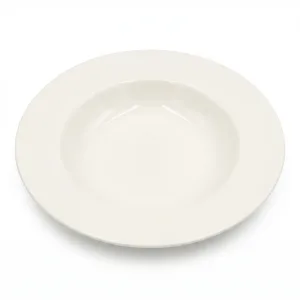 Assiette Creuse en Porcelaine Blanc Ø 25