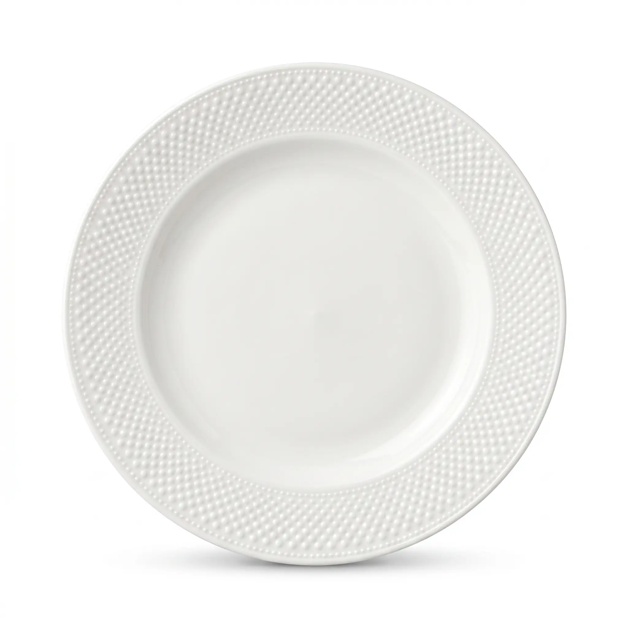 Assiette Creuse en Porcelaine Blanc Diam
