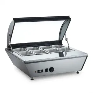 Vitrine Bain Marie 8 Bacs 67 l Rotor