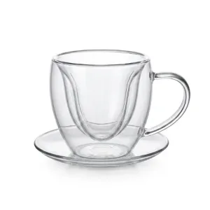 Tasse à Café en Verre Double 80 ml Paquet