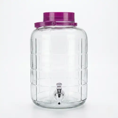 Reservoir à Huile en Verre avec Robinet 20 l