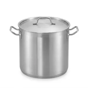 Marmite en Inox avec Couvercle 35
