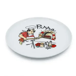 Assiette à Pizza en Porcelaine Ø 27 cm