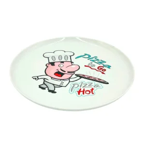 Assiette à Pizza en Porcelaine Ø 27 cm