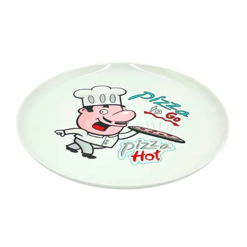 Assiette à Pizza en Porcelaine Ø 27 cm