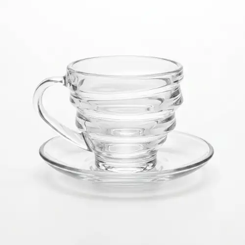 Tasse à Petit Dej en Verre 210 ml Paquet de 6