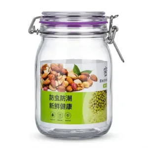 Bouteille Hermetique en Verre avec Couv